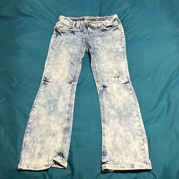 Women’s tye-dye Amethyst jeans - Picture 1 of 5